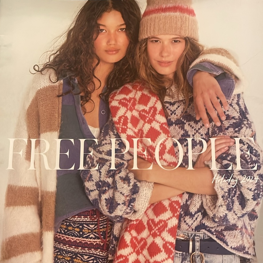✨NWT ❄️Free People in the Groove Knit Beanie in Cherry stripe 🍒 SOLD OUT…On Hold